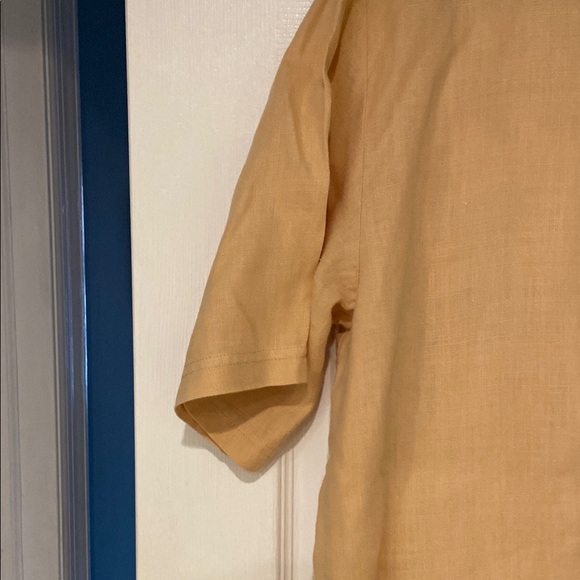 David Dart Collection Yellow Short Sleeve Top - Picture 4 of 12